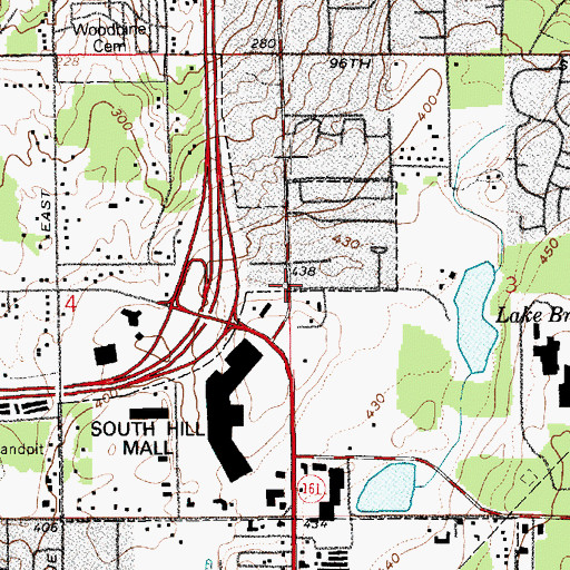 Topographic Map of Kindercare Learning Center 851, WA