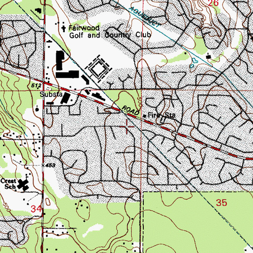 Topographic Map of Kindercare Learning Center 993, WA