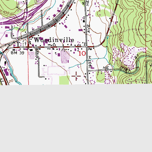 Topographic Map of Kindercare Learning Center 1617, WA