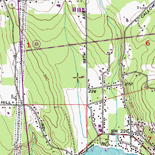 Topographic Map of Lake Stevens Assembly of God Daycare Center, WA