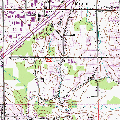 Topographic Map of La Petite Academy Alderwood Poplar Way, WA