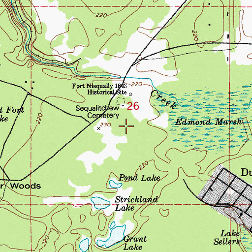 Topographic Map of Mini Skool Early Learning Center Dupont, WA