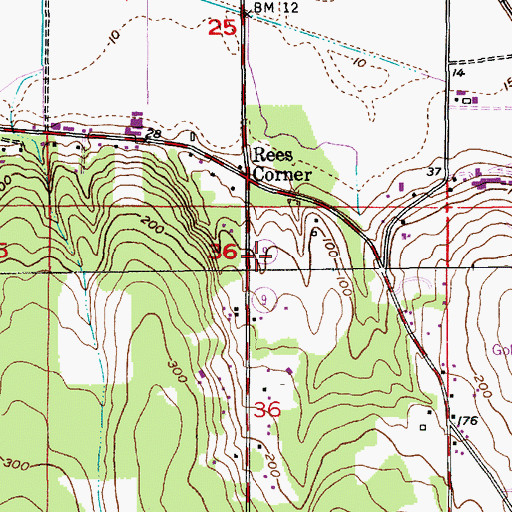 Topographic Map of Clearview Montessori School, WA