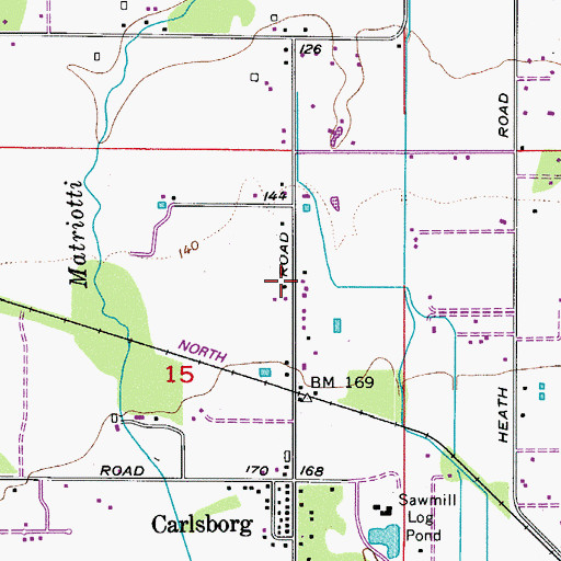 Topographic Map of Bibity Bobity Preschool, WA
