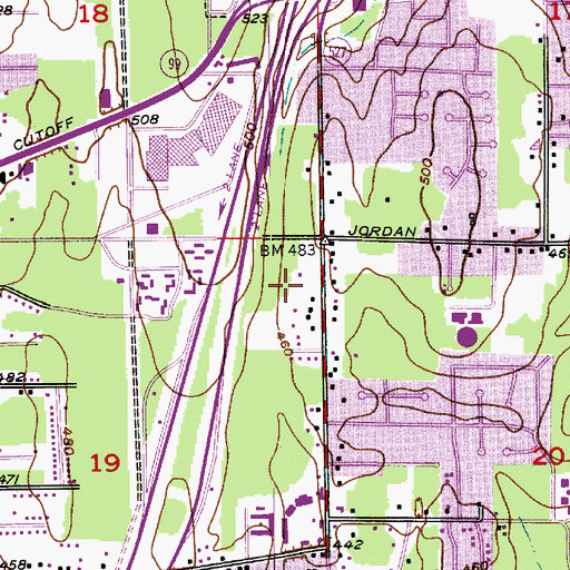 Topographic Map of Childrens Learning Center, WA