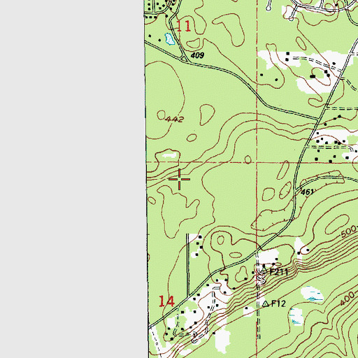 Topographic Map of Rainbow School, WA
