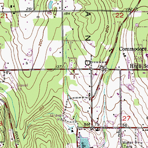 Topographic Map of Voyager Montessori School, WA