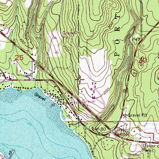 Topographic Map of West Sound Academy, WA