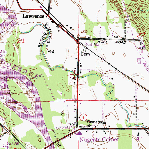 Topographic Map of Immanuel Lutheran Preschool, WA
