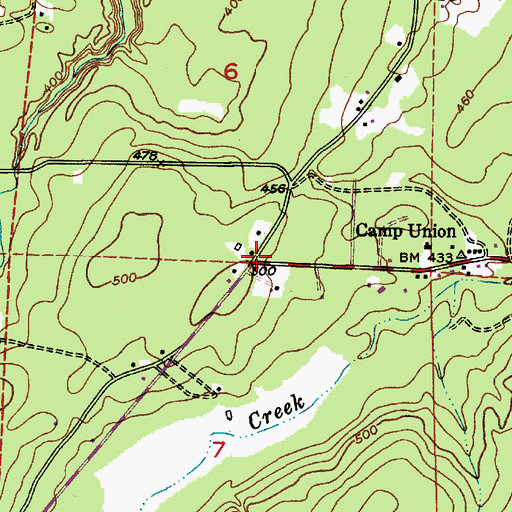 Topographic Map of Evergreen Lutheran Preschool, WA