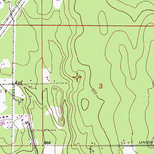 Topographic Map of Forest View Elementary School, WA