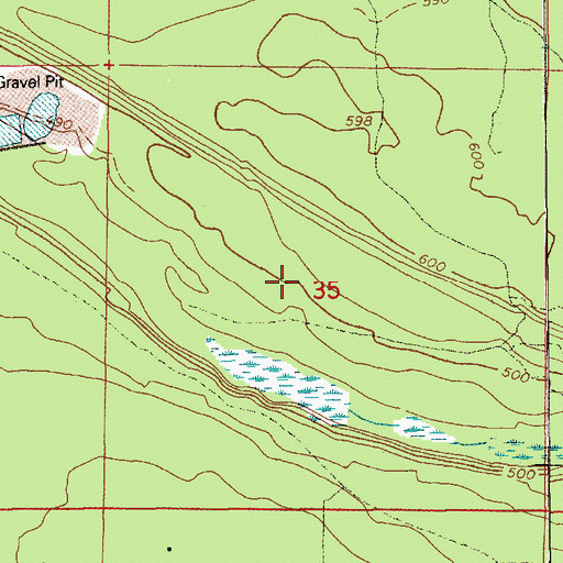 Topographic Map of Emerald Ridge High School, WA