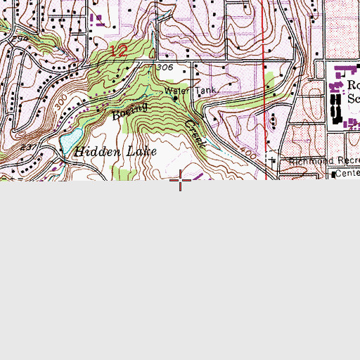 Topographic Map of Shoreline Community College Building 2500, WA