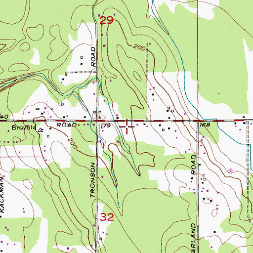 Topographic Map of North County Fire / Emergency Medical Services Station 90 Kackman, WA