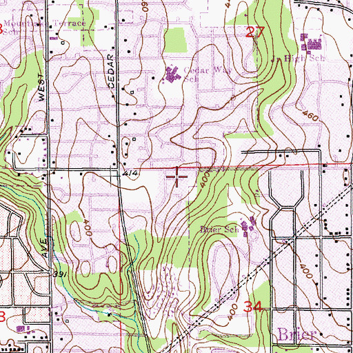 Topographic Map of Snohomish County Fire District 1 Station 18, WA