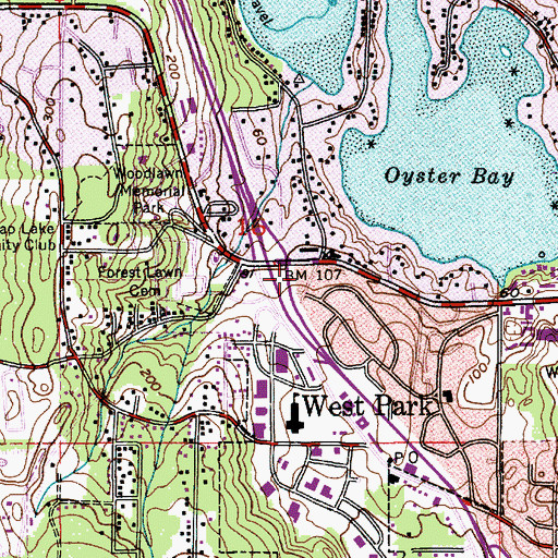 Topographic Map of Bremerton Fire Station 2, WA
