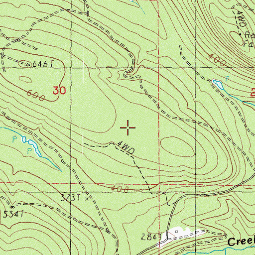 Topographic Map of Clallam Bay Corrections Center, WA