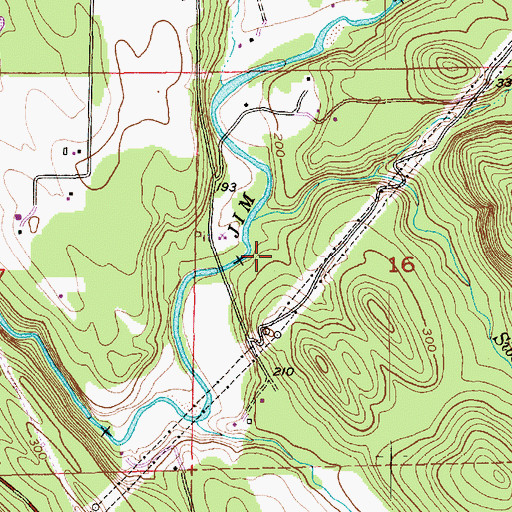 Topographic Map of Indian Ridge Corrections Center, WA