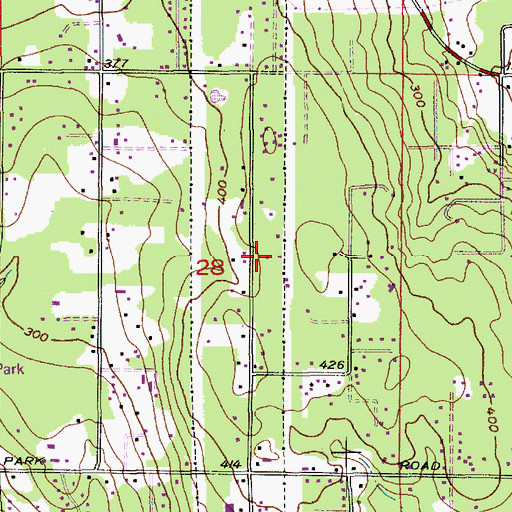 Topographic Map of Olympic Pipe Substation, WA