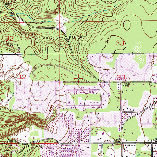 Topographic Map of Picnic Point Substation, WA