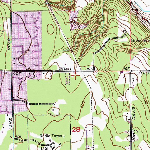Topographic Map of Snohomish County Hilton Lake Substation, WA