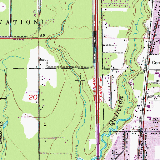 Topographic Map of Quil Ceda Substation, WA