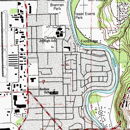 Topographic Map of Rio Verde Mobile Estates, WA