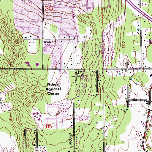 Topographic Map of Northwest Mobile Home Park, WA