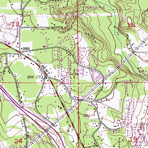 Topographic Map of Thunderbird Mobile Home Park, WA