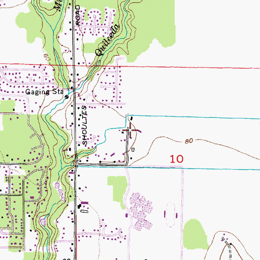 Topographic Map of Country Mobile Estates, WA