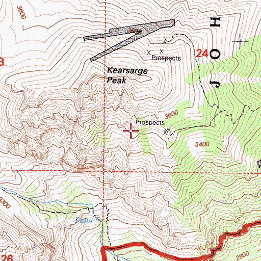 Topographic Map of Grand Group, CA