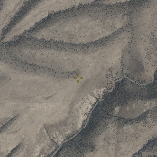 Aerial/Satellite Image of Bear Canyon Trail, AZ
