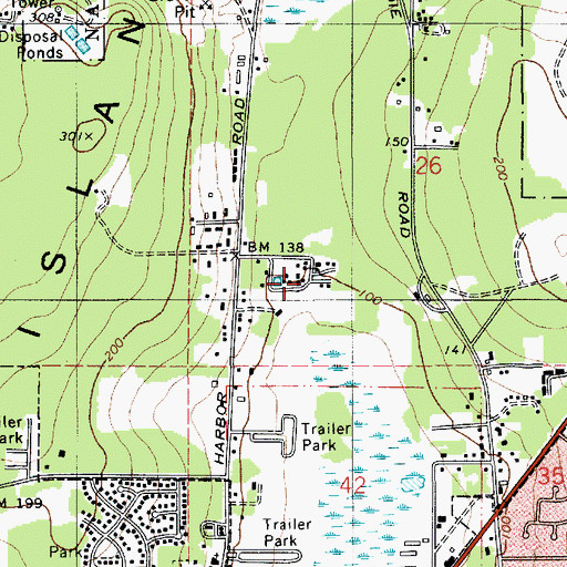 Topographic Map of Valley High Mobile Park, WA