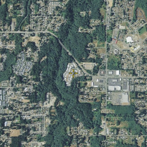 Aerial/Satellite Image of Orchard Bluff Mobile Home Park, WA