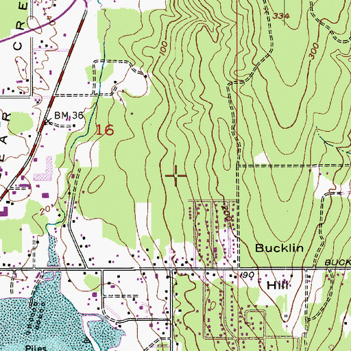 Topographic Map of Harrison Medical Center Silverdale, WA