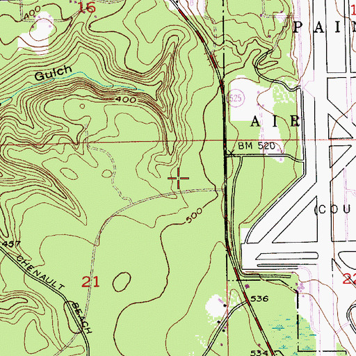 Topographic Map of Harbour Pointe Retirement and Assisted Living Center, WA