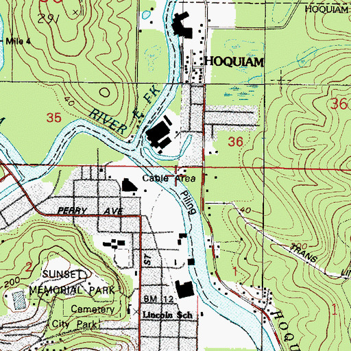 Topographic Map of Assisted Living Concepts Karr House, WA