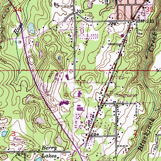 Topographic Map of Assisted Living Concepts Sydney House, WA