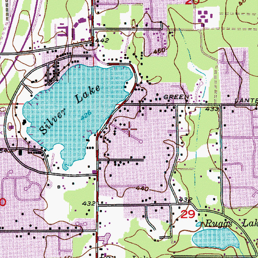 Topographic Map of Bethany at Silver Crest Assisted Living, WA