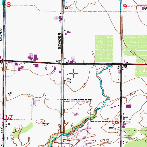 Topographic Map of Christian Health Care Center, WA