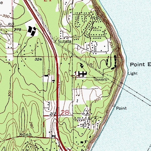 Topographic Map of Cottesmore of Life Care, WA