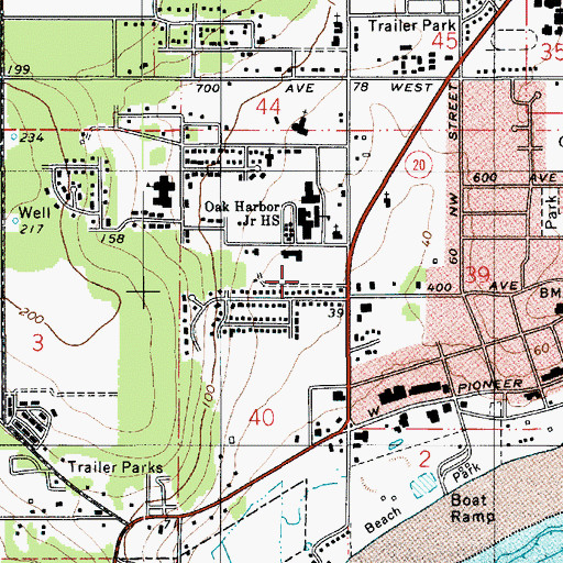 Topographic Map of Summer Hill Assisted Living Community, WA