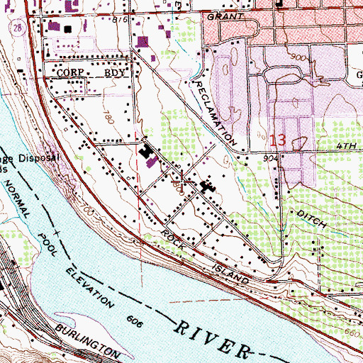 Topographic Map of Hearthstone Cottage, WA