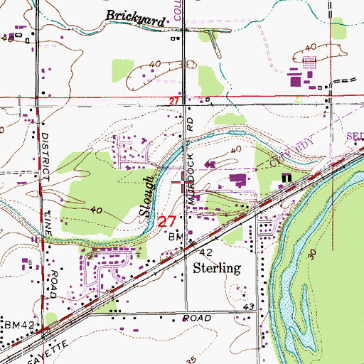 Topographic Map of Country Meadow Village Retirement Community, WA