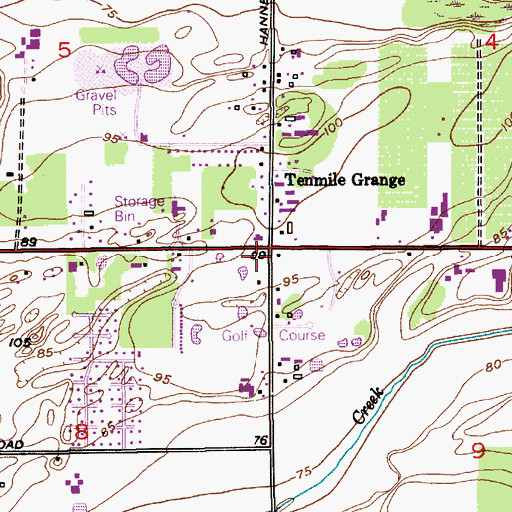 Topographic Map of Sea Mar Everson Medical Clinic, WA