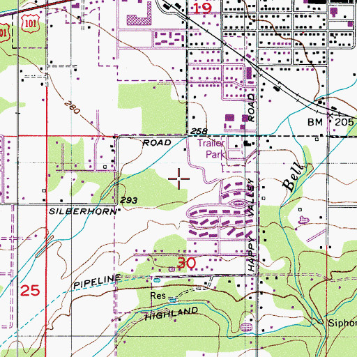 Topographic Map of Olympic Care and Rehabilitation Center, WA