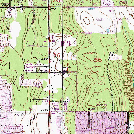 Topographic Map of Kitsap Recovery Center, WA