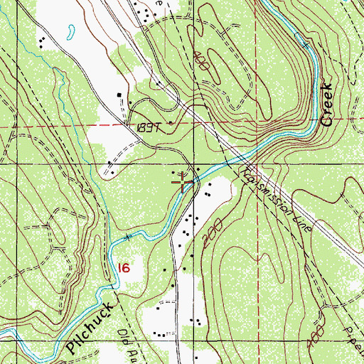 Topographic Map of Pilchuck Creek Bridge, WA