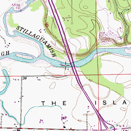 Topographic Map of Stillaguamish River Bridge, WA