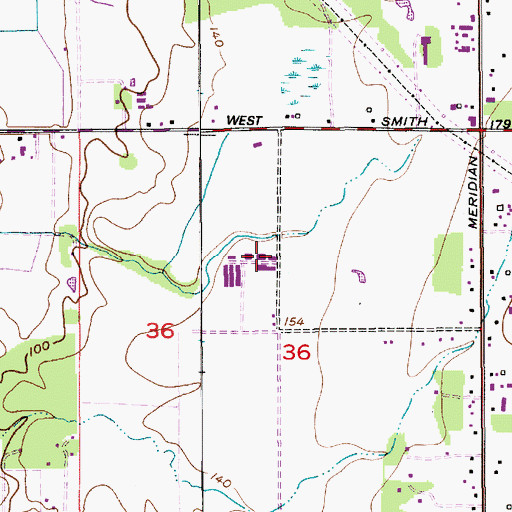Topographic Map of North Bellingham Golf Course, WA
